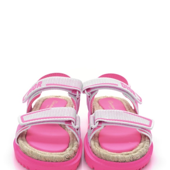 Christian Dior NEW DiorAct Technical Jute Sandals - Picture 6 of 8